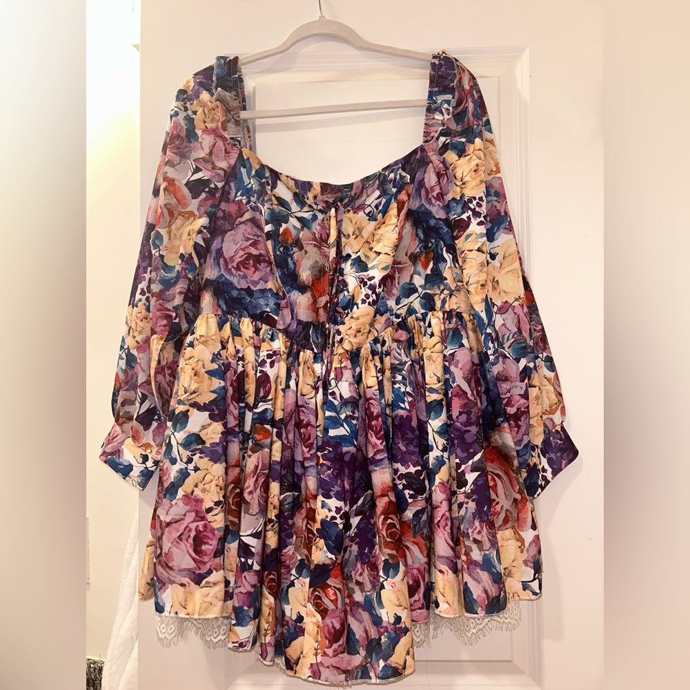 Floral Coquette Dress